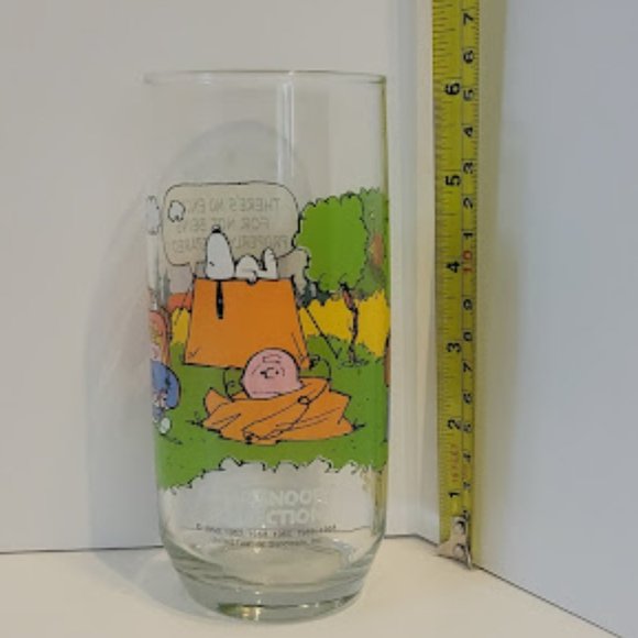 Camp Snoopy Glassware by McDonalds "There's no excuse..." Camping Glass - Picture 4 of 4